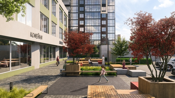 
  Продается 1-комн. квартира, 38.1 м², ЖК Панорама на Театральном, литера 1
. Фото 7.