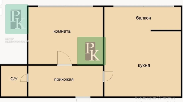 
  Продается 1-комн. квартира 54.6 м². Фото 15.