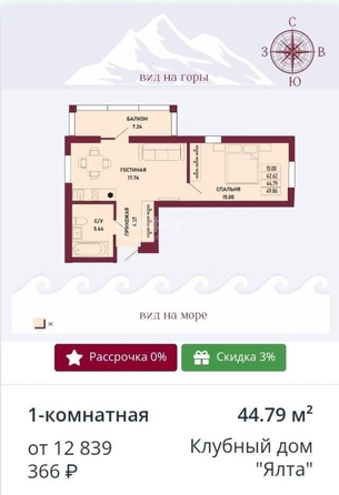 
  Продается апартамент 31.2 м². Фото 3.