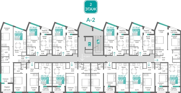 
  Продается 1-комн. квартира 36.43 м², в ЖК Подсолнух. Фото 1.
