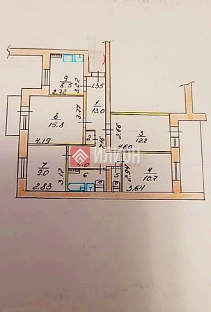 
  Продается 4-комн. квартира 80 м². Фото 2.
