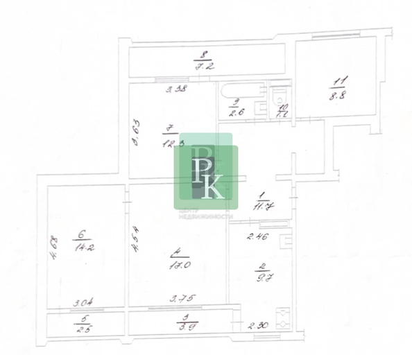 
  Продается 4-комн. квартира 91 м². Фото 27.