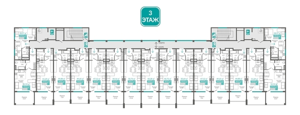 
  Продается номер в отеле 44.88 м², в ГК Золотые пески. Фото 1.