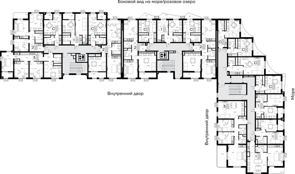 
  Продается 1-комн. квартира 56.72 м², в ЖК Прибрежный дом. Фото 1.