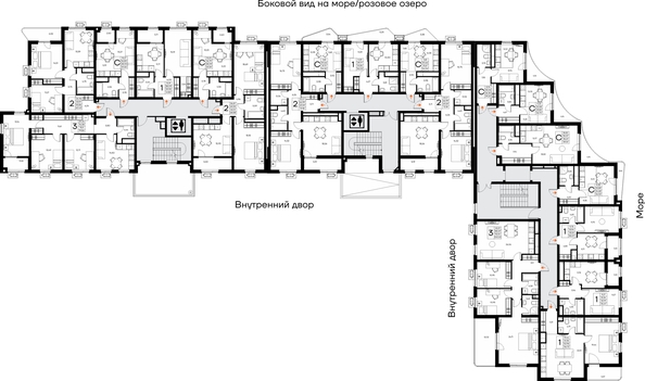 
  Продается 2-комн. квартира 60.43 м², в ЖК Прибрежный дом. Фото 1.