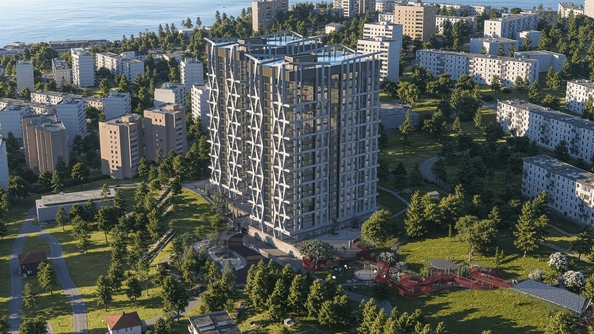 
  Продается 1-комн. квартира 42.93 м², в ЖК Панорама парк, литер 2. Фото 2.