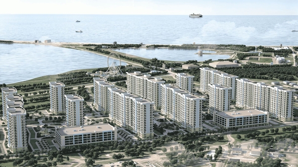
  Продается 1-комн. квартира 40.74 м², в ЖК Море, литер 9. Фото 1.