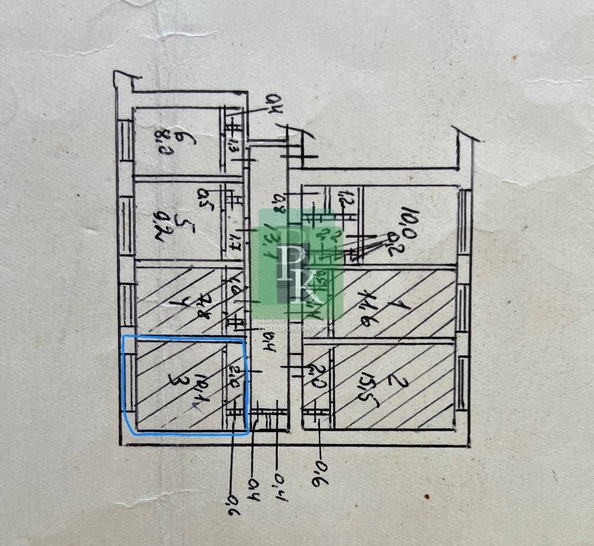 
  Продается комната 10.1 м². Фото 29.