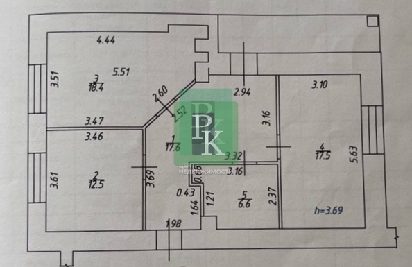 
  Продается 3-комн. квартира 72.6 м². Фото 30.