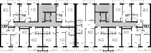 
  Продается 3-комн. квартира 88.59 м², в ЖК Республика. Фото 1.