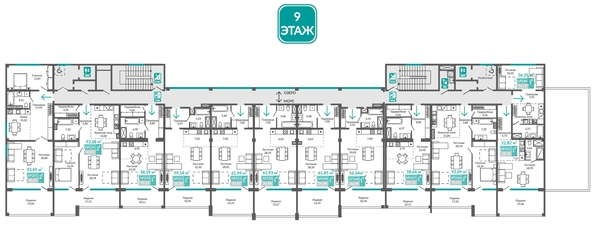 
  Продается номер в отеле 58.66 м², в ГК Золотые пески. Фото 1.