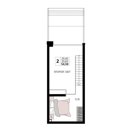
  Продается апартамент 54.5 м², в АК Атлантис Космос Крым. Фото 1.