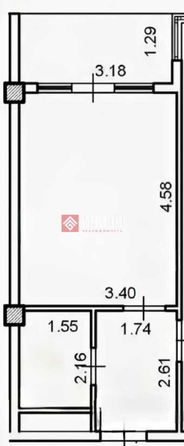 
  Продается апартамент 29 м². Фото 27.
