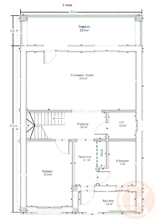 
  Продается дом 155.3 м². Фото 30.