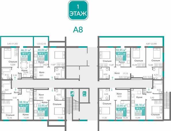 
  Продается 1-комн. квартира 38.18 м², в ЖК Горизонты 2 . Фото 1.