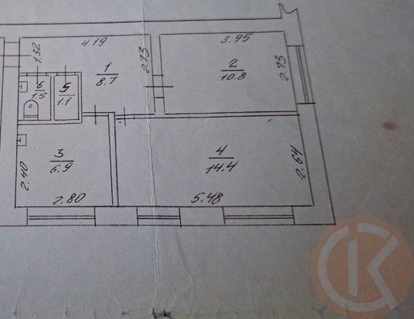 
  Продается 2-комн. квартира 43 м². Фото 23.