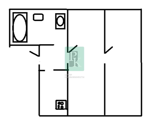 
  Продается 2-комн. квартира 42.8 м². Фото 18.