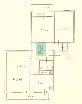 
  Продается 3-комн. квартира 70 м². Фото 34.