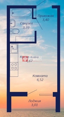 
  Продается апартамент 20.3 м². Фото 4.