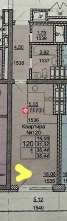 
  Продается студия 36 м². Фото 16.