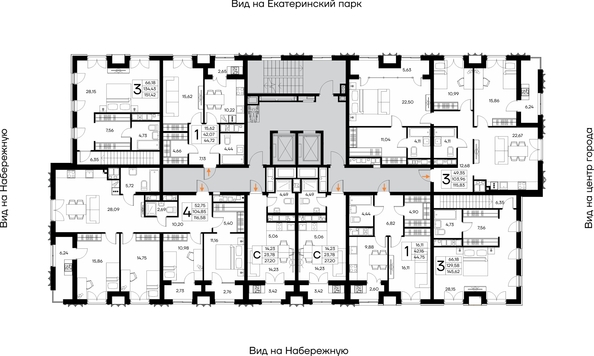 
  Продается 3-комн. квартира 115.83 м², в ЖК Столица. Фото 1.