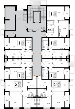 
  Продается 1-комн. квартира 35.28 м², в ЖК Сезоны. Фото 1.