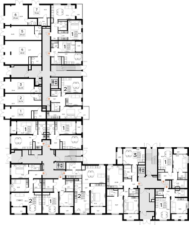 
  Продается 1-комн. квартира 52.04 м², в ЖК Листория, этап 3. Фото 1.