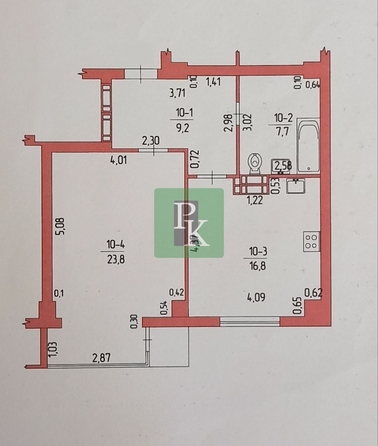 
  Продается 1-комн. квартира 57.5 м². Фото 32.