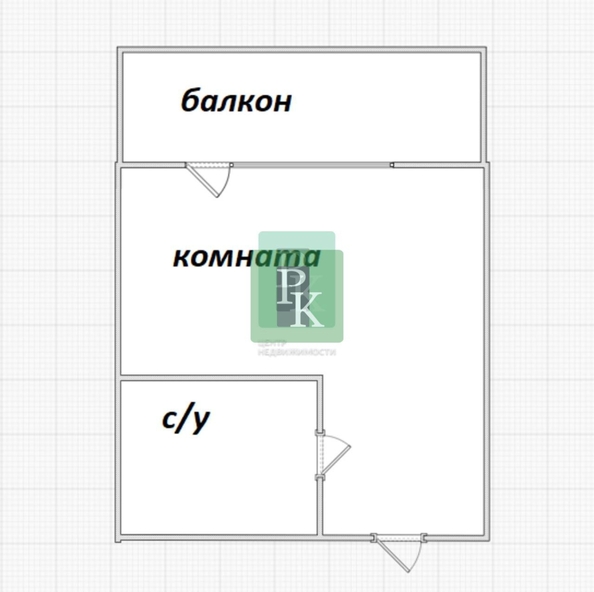 
  Продается апартамент 16.5 м². Фото 14.