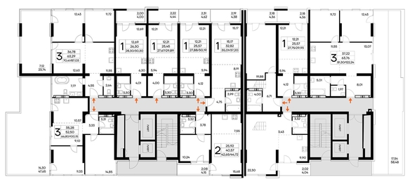 
  Продается 3-комн. квартира 87.03 м², в  Курортный комплекс Лучистое. Фото 1.