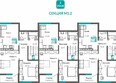 Горизонты 1: Планировка 2-комн 74,98 м²