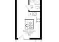 Клубный квартал Европа 6, литера 4: Планировка Студия 21,9 м²