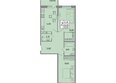 Лебединое озеро, корпус 2: Планировка 2-комн 65 м²