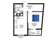 Море, литер 9: Планировка 1-комн 36,63, 36,69 м²