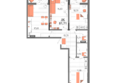 Мойнако Ривьера, 2 очередь: Планировка 3-комн 81,71 м²