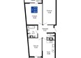 Море, литер 9: Планировка 3-комн 88,45 м²