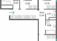 Барбарис: Планировка 3-комн 80,27, 81,1 м²
