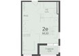 Ботаника, сек 5-6: Планировка 2-комн 56,53, 56,56 м²
