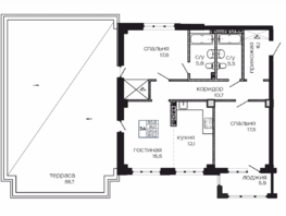 Продается 3-комнатная квартира ЖК Театрал, 185.2  м², 24678456 рублей