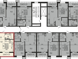 Продается Студия ЖК Звезды, литер 9, 25.6  м², 3688000 рублей