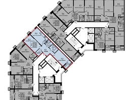 Продается 2-комнатная квартира ЖК Звезды, литер 10, 64.4 м², 7536000 рублей