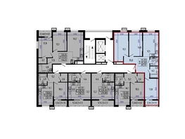 Продается 3-комнатная квартира ЖК Звезды, литер 11, 87.2  м&sup2;, 10816000 рублей