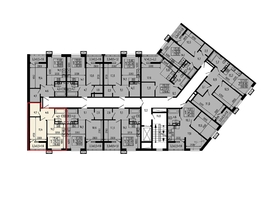 Продается 1-комнатная квартира ЖК Звезды, литер 11, 39.8  м&sup2;, 5534000 рублей