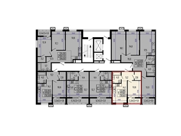 Продается 1-комнатная квартира ЖК Звезды, литер 11, 38.6  м², 4787000 рублей