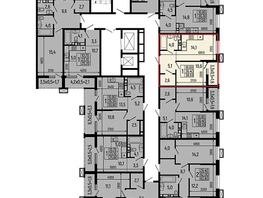 Продается 1-комнатная квартира ЖК Звезды, литер 11, 38  м², 4864000 рублей