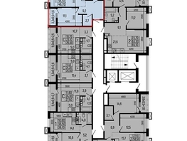 Продается 1-комнатная квартира ЖК Звезды, литер 11, 46.7  м², 5791000 рублей