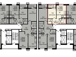 Продается 1-комнатная квартира ЖК Звезды, литер 10, 40.4  м², 5131000 рублей