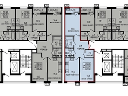 Продается 2-комнатная квартира ЖК Звезды, литер 10, 67.7  м², 7312000 рублей