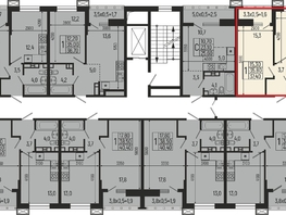 Продается 1-комнатная квартира ЖК Звезды, литер 9, 37.4  м², 7107000 рублей