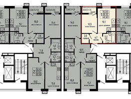 Продается 1-комнатная квартира ЖК Звезды, литер 10, 40.9  м², 4990000 рублей